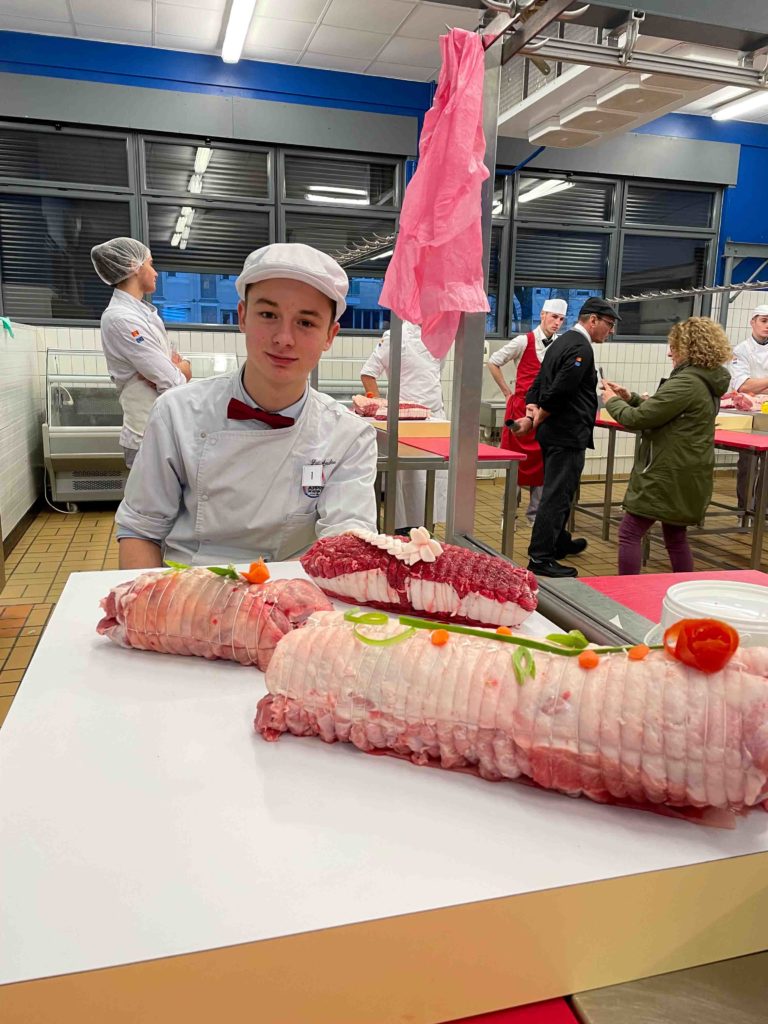 Concours MAF départemental boucherie CFAie - Léo ANDRE et ses productions - boucher