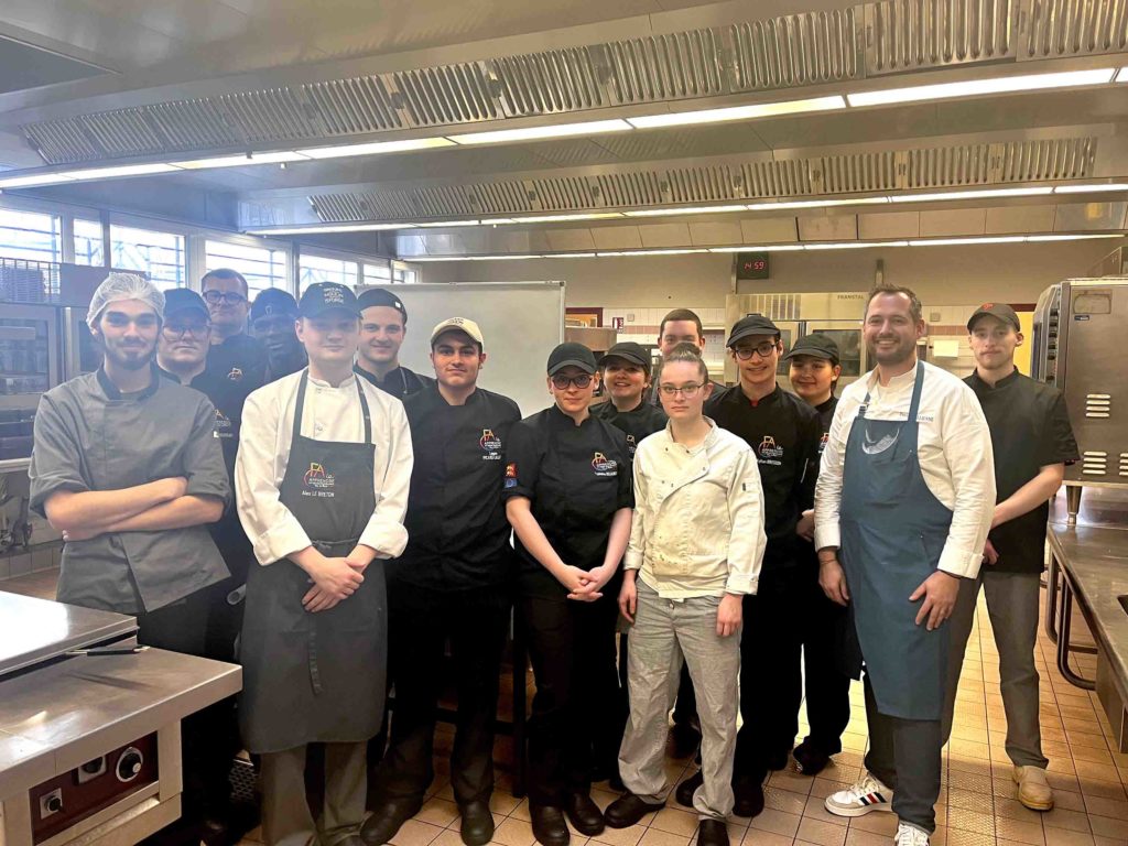 Masterclass equipe cuisine avec David Gallienne - CFAie