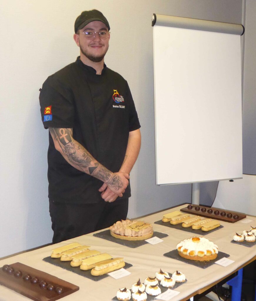 Mathéo, apprenti CAP chocolatier CFAie