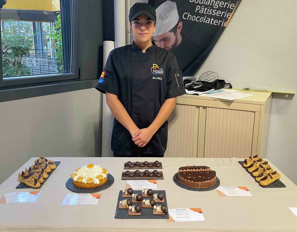 Mina, apprentie CAP chocolatier CFAie