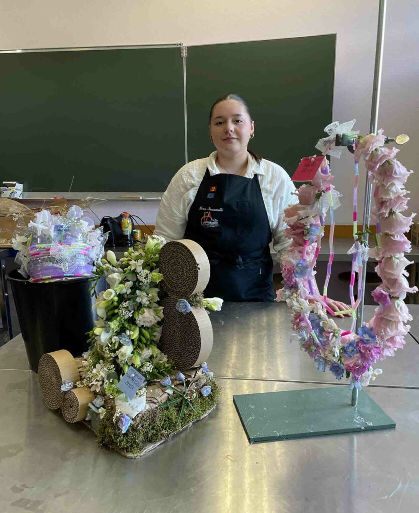 Ilona, apprentie fleuriste CFAie - MAF Fleurs Régional