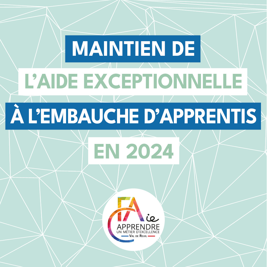aide exceptionnelle à l'embauche d'apprentis 2024 - formations en apprentissage CFAie