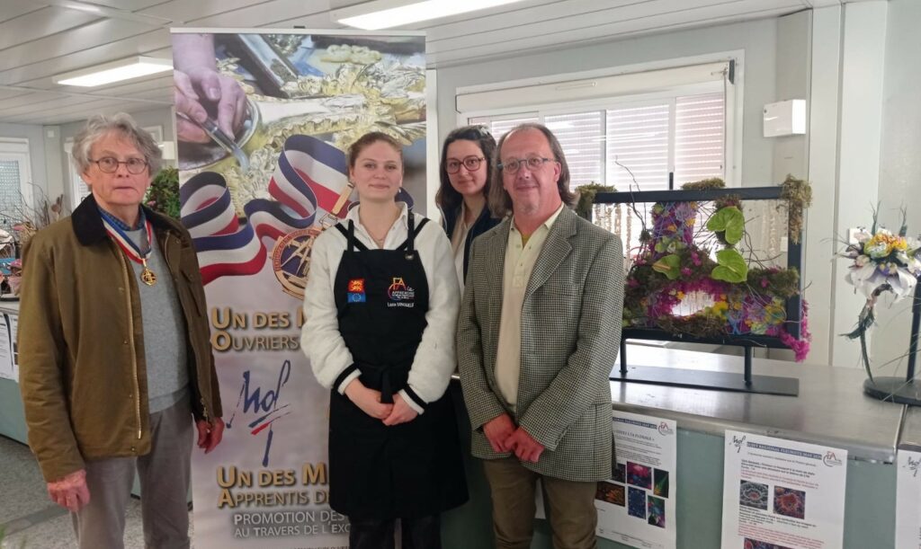 MAF Fleuriste 2025 - Lucie VAN QUELEF, apprentie fleuriste au CFAie