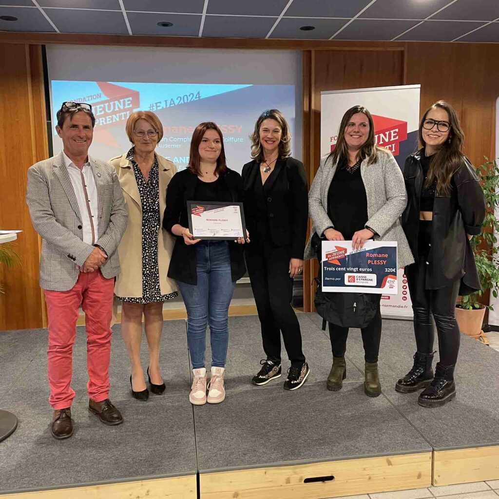 Romane PLESSY - FJA 2024 - lauréat Fondation du Jeune Apprenti - CFAie