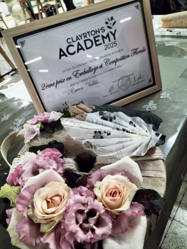 Clayrton's Academy 2025 - Emma VAUTIER, apprentie fleuriste CFAie