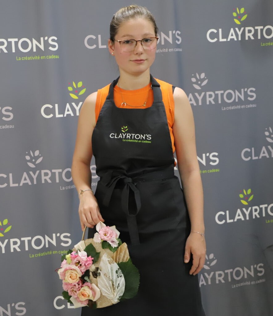 Emma Vautier, apprentie fleuriste CFAie _ Clayrton's Academy 2025