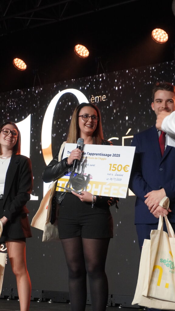 Océane BOUHOUS - lauréate du Trophée Ambassad'Eure