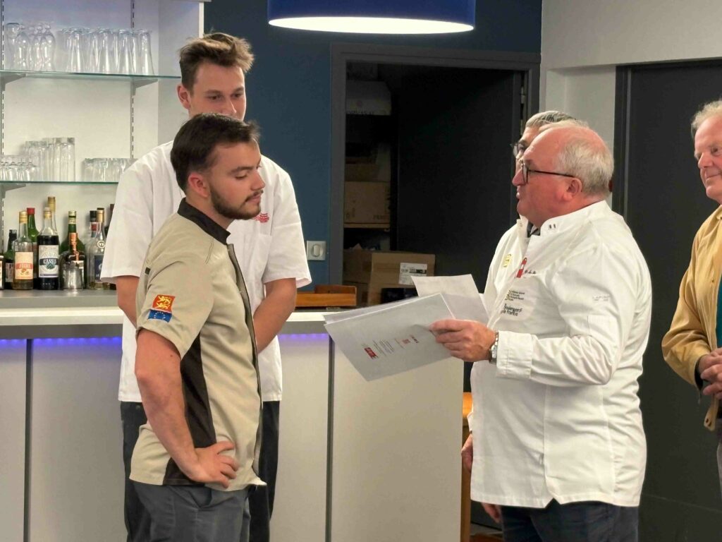 Annonce du gagnant du concours MJB notre apprentis du CFAie Lucas
