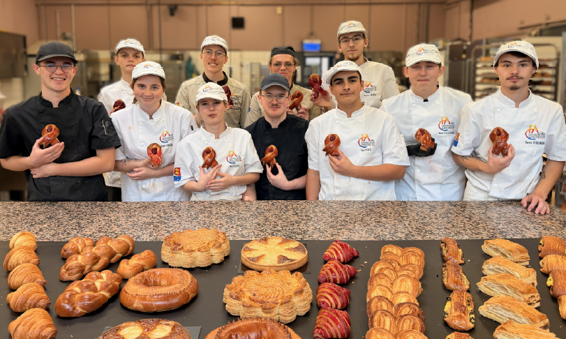 Nos apprentis du CFAie en boulangerie pâtisserie